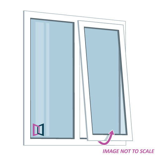 Left Side Opening Double Glazed Awning Window (2 Panel) Left Side Opening Double Glazed Awning Window (2 Panel)